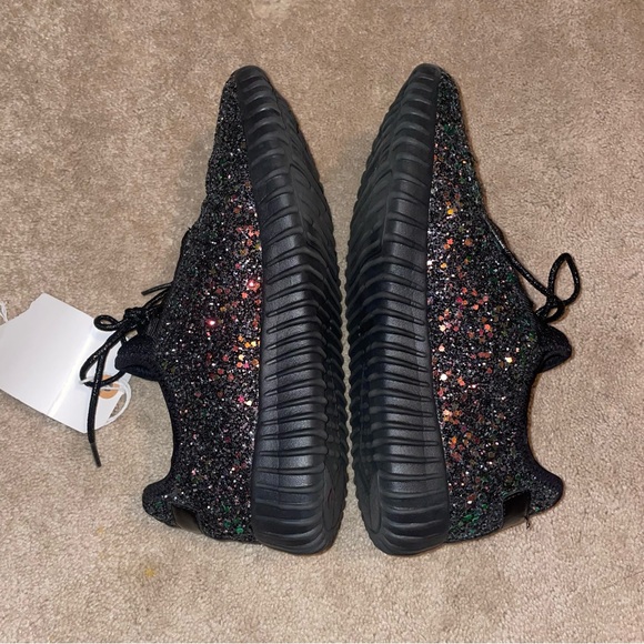 Forever 21 Black Glitter Sneakers - Picture 6 of 10
